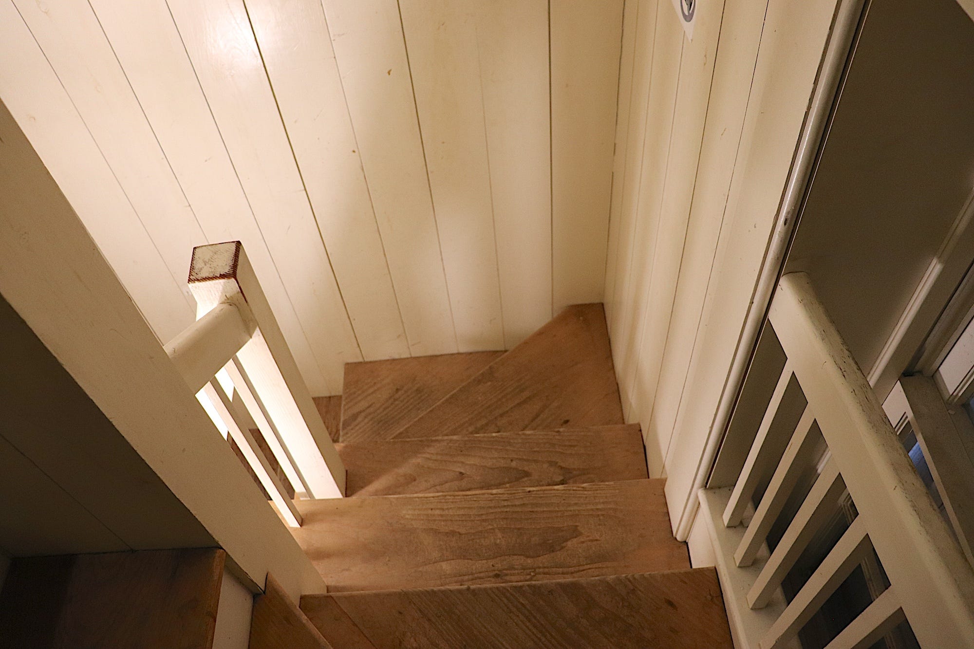 The staff staircase at Hamilton Grange.