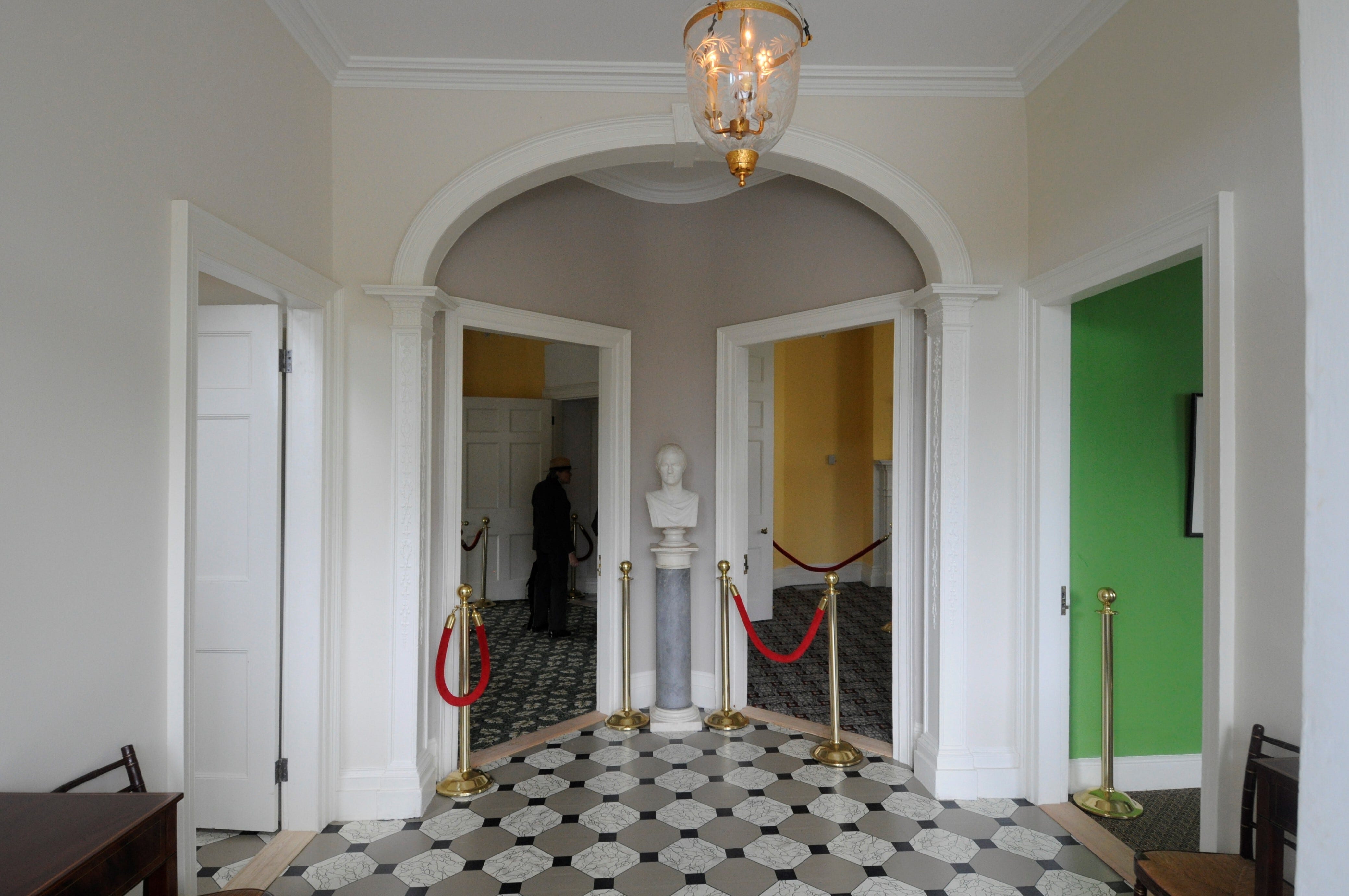 The foyer of Hamilton Grange.
