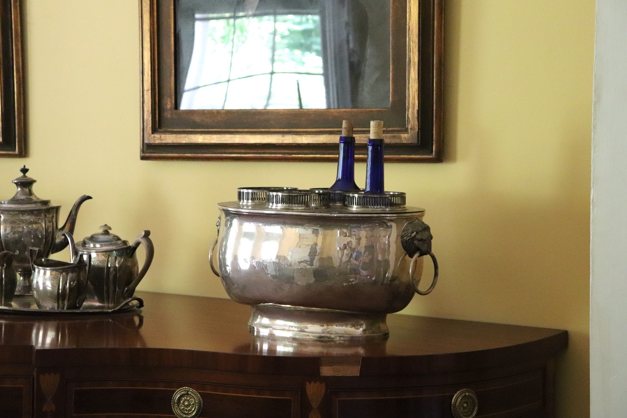 A replica of a wine cooler at Hamilton Grange.
