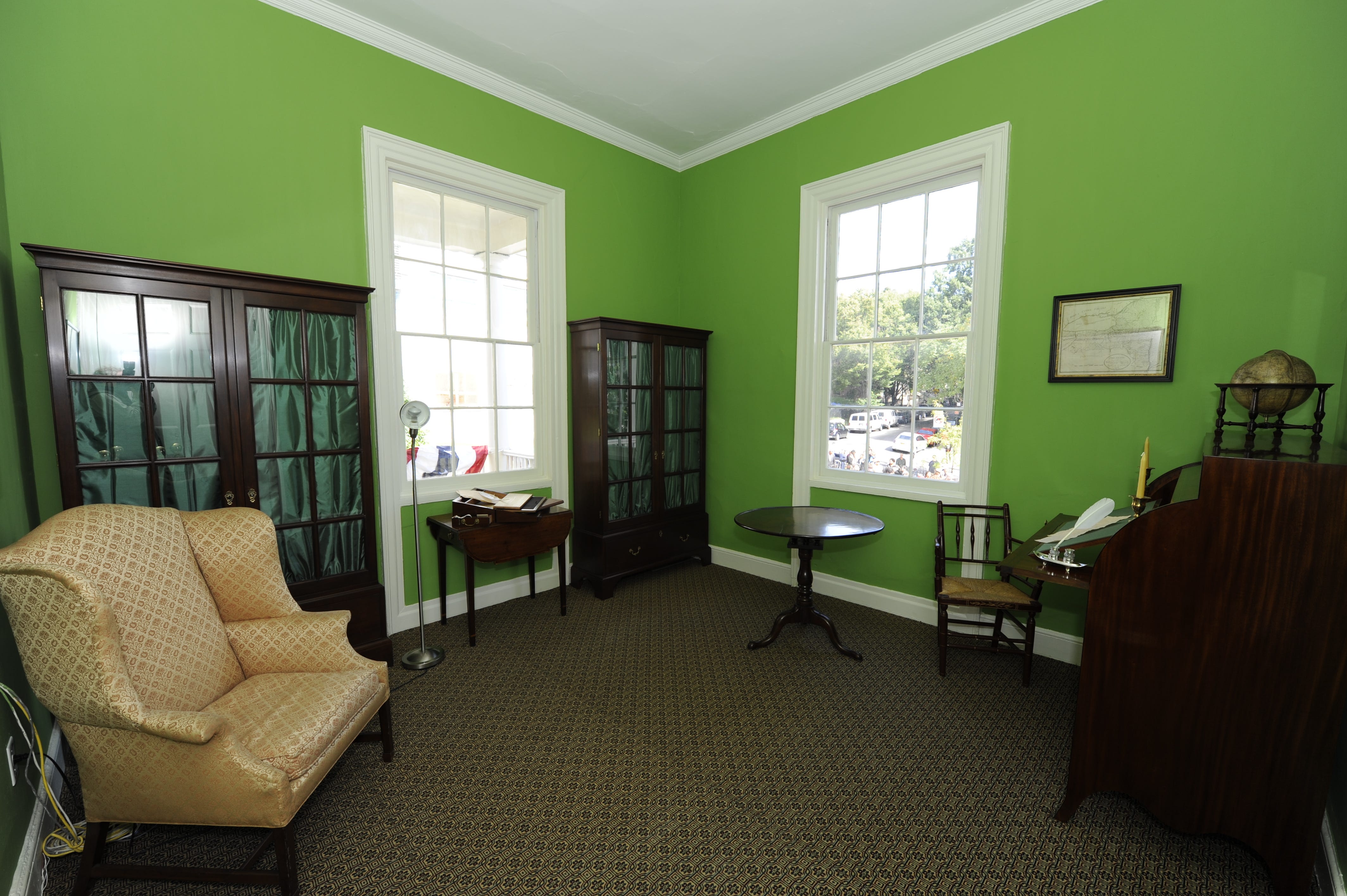 Alexander Hamilton's study.
