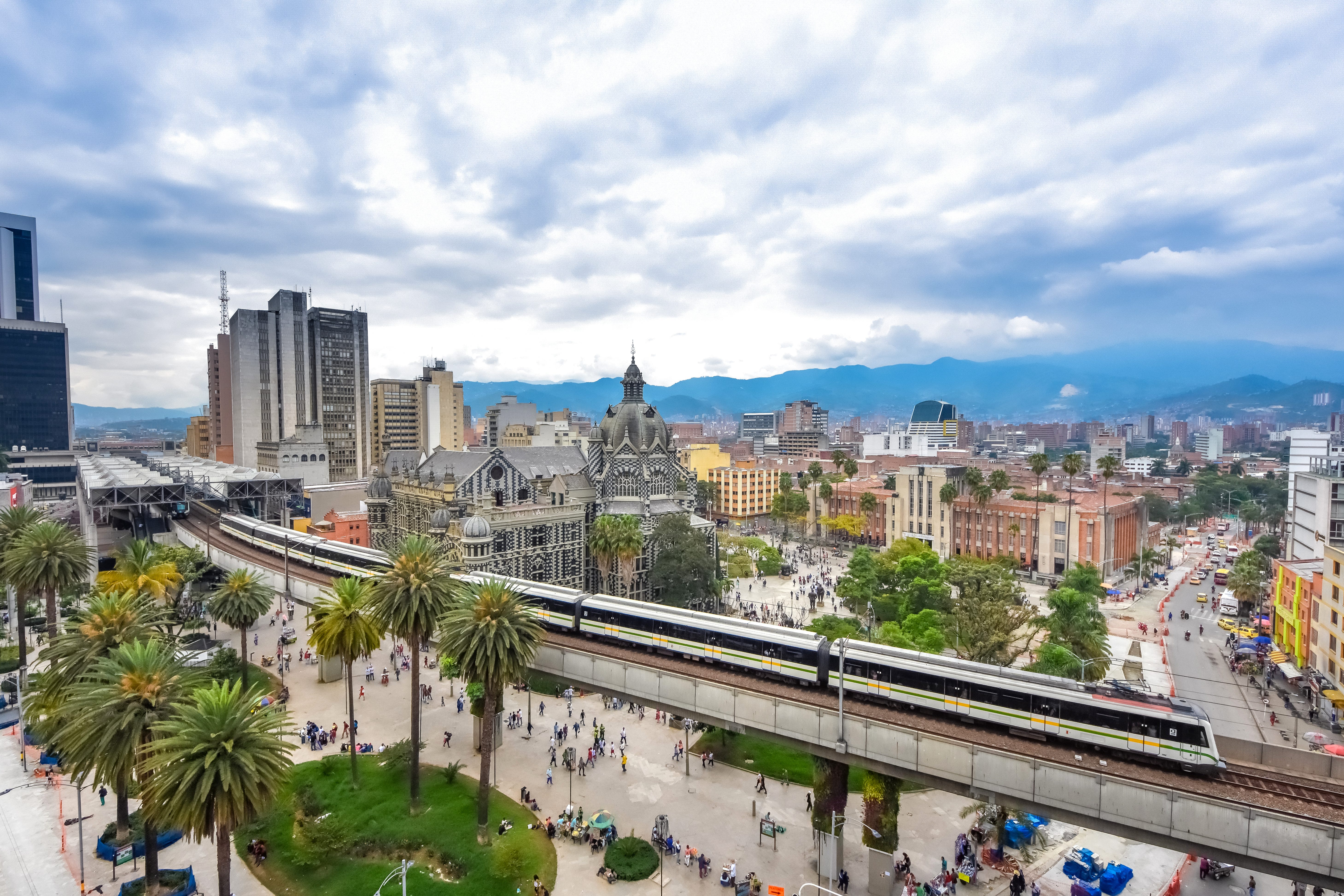 Cityscape of Medellin, Colombia
