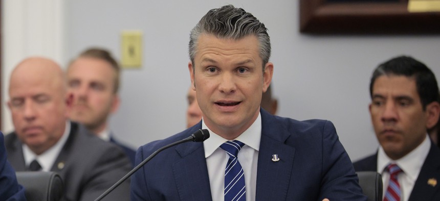 Defense Secretary Pete Hegseth testifies before the House Appropriations Committee's Defense Subcommittee at the U.S. Capitol on June 10, 2025.