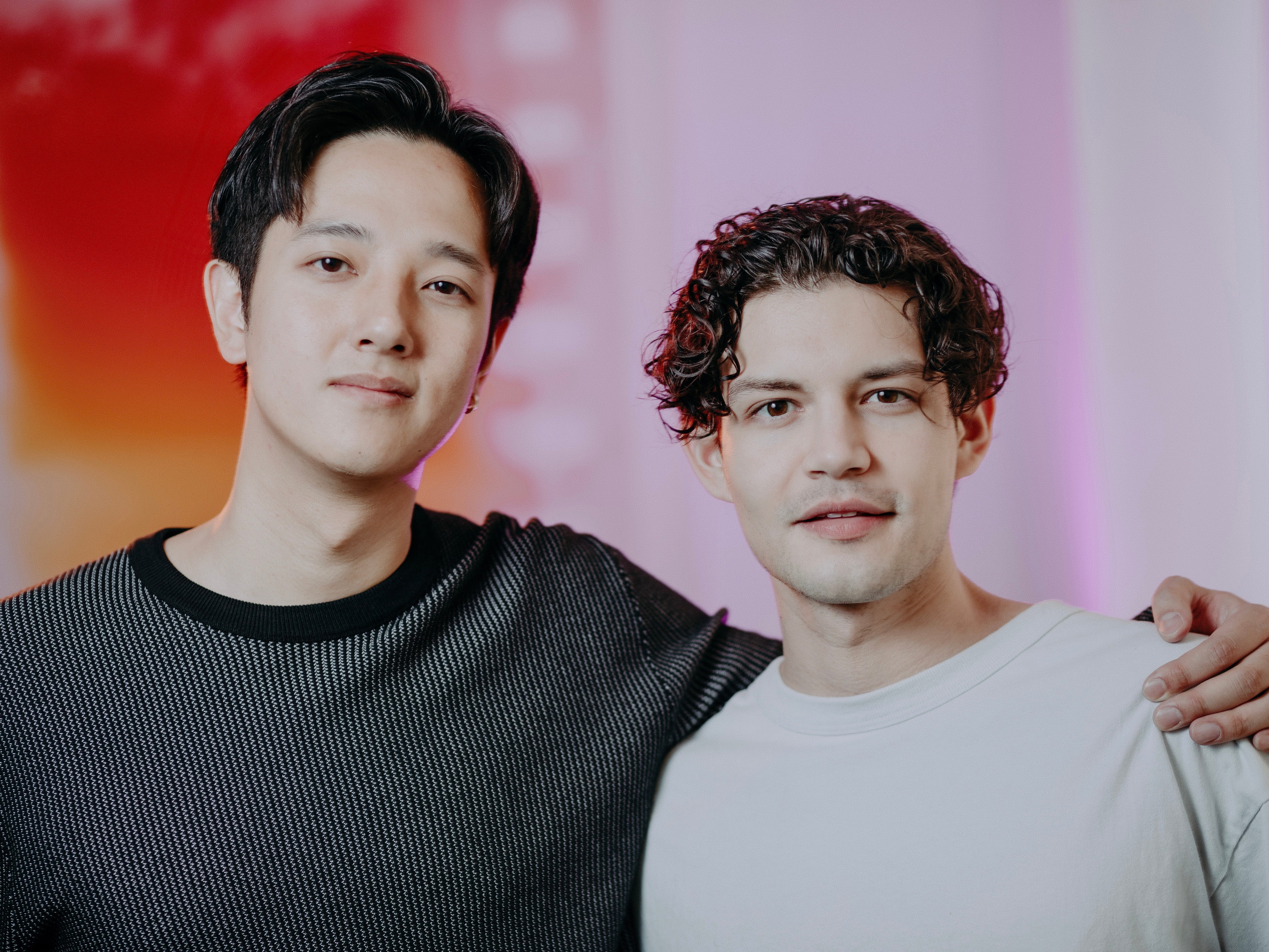Mbodi AI co-founders Xavier (Tianhao) Chi and Sebastian Peralta