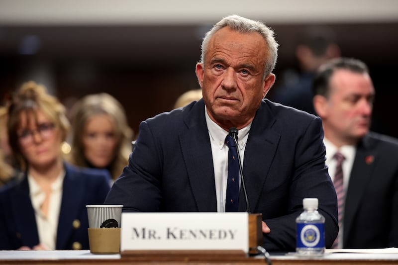 RFK Jr. did not join the memorial to his father at Arlington Cemetery on Thursday.