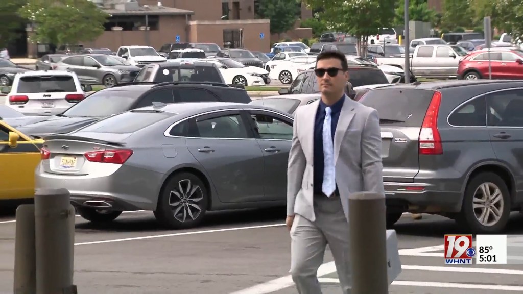 Brian Mann arrives to court for his trial in Alabama on June 10, 2025.