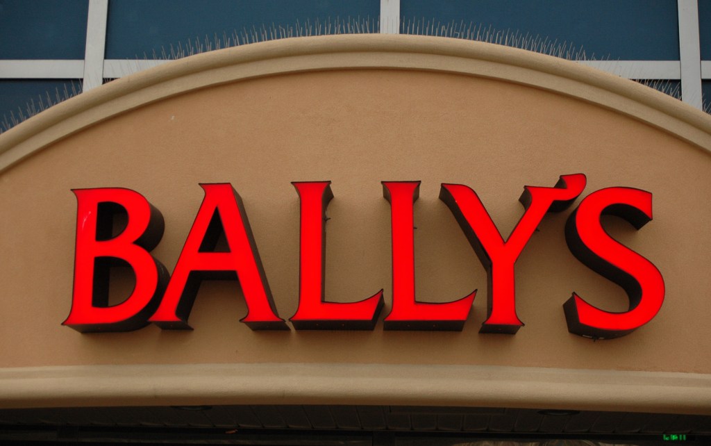 Bally's Casino sign. 