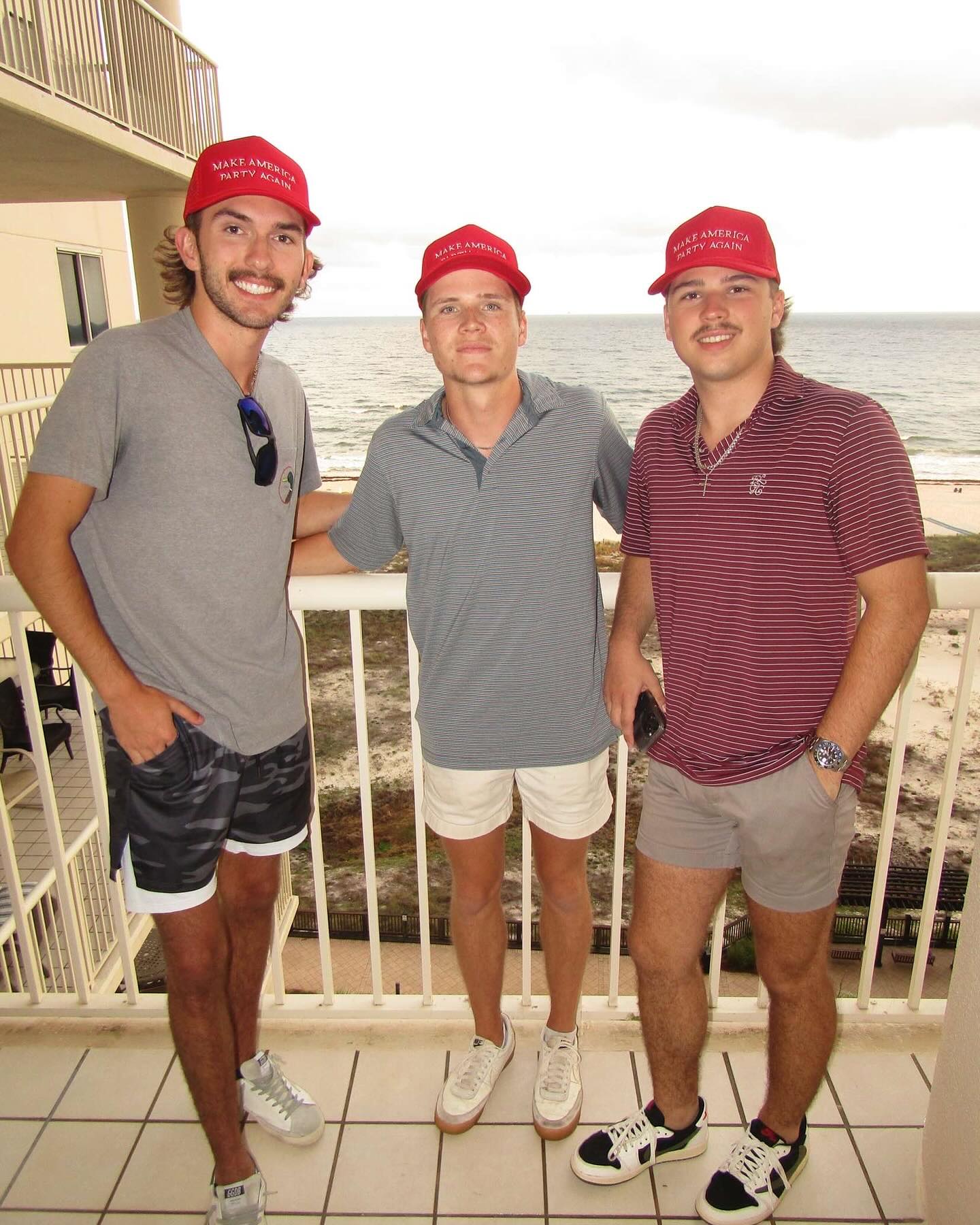 Grayson Chrisley poses with friends. 