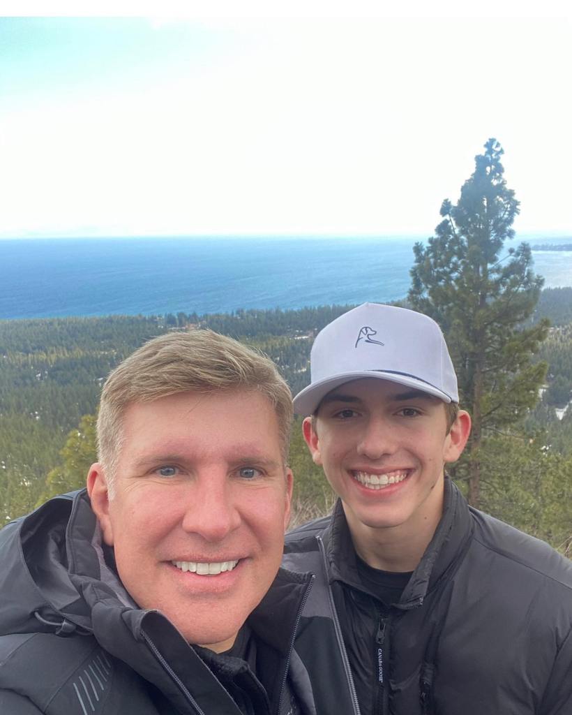 Grayson and Todd Chrisley in a selfie. 