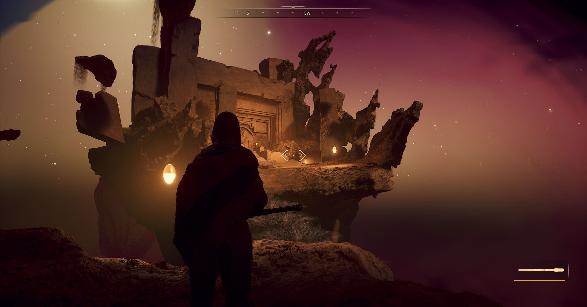 A Dune: Awakening screenshot showing part of a Trial of Aql, a special kind of dimension we visit in the game