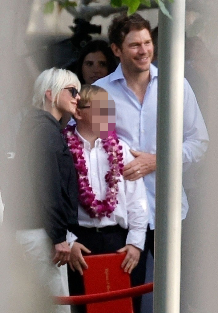Anna Faris and Chris Pratt at their son Jack's 6th grade graduation in LA in June 2025