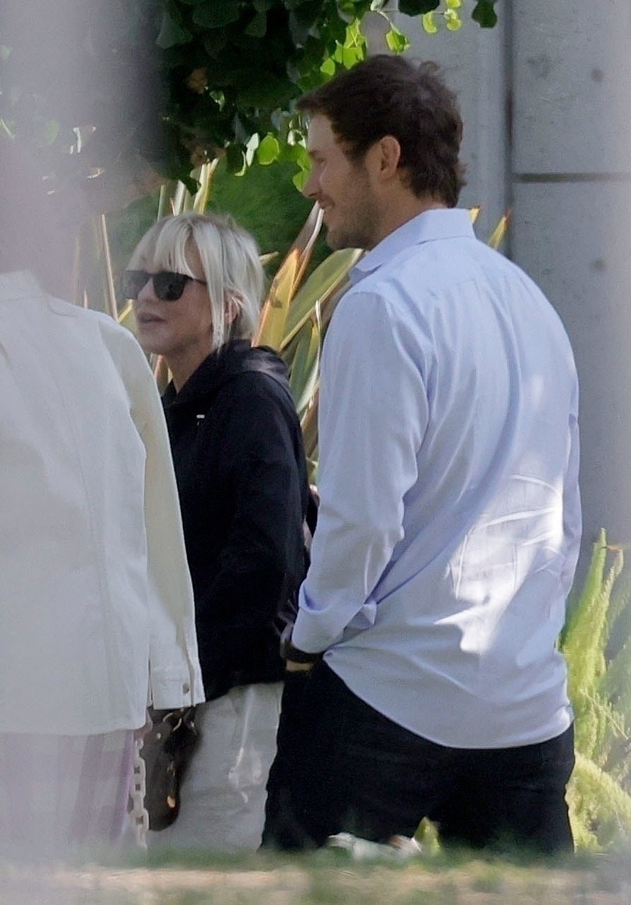 Anna Faris and Chris Pratt at their son Jack's 6th grade graduation in LA in June 2025