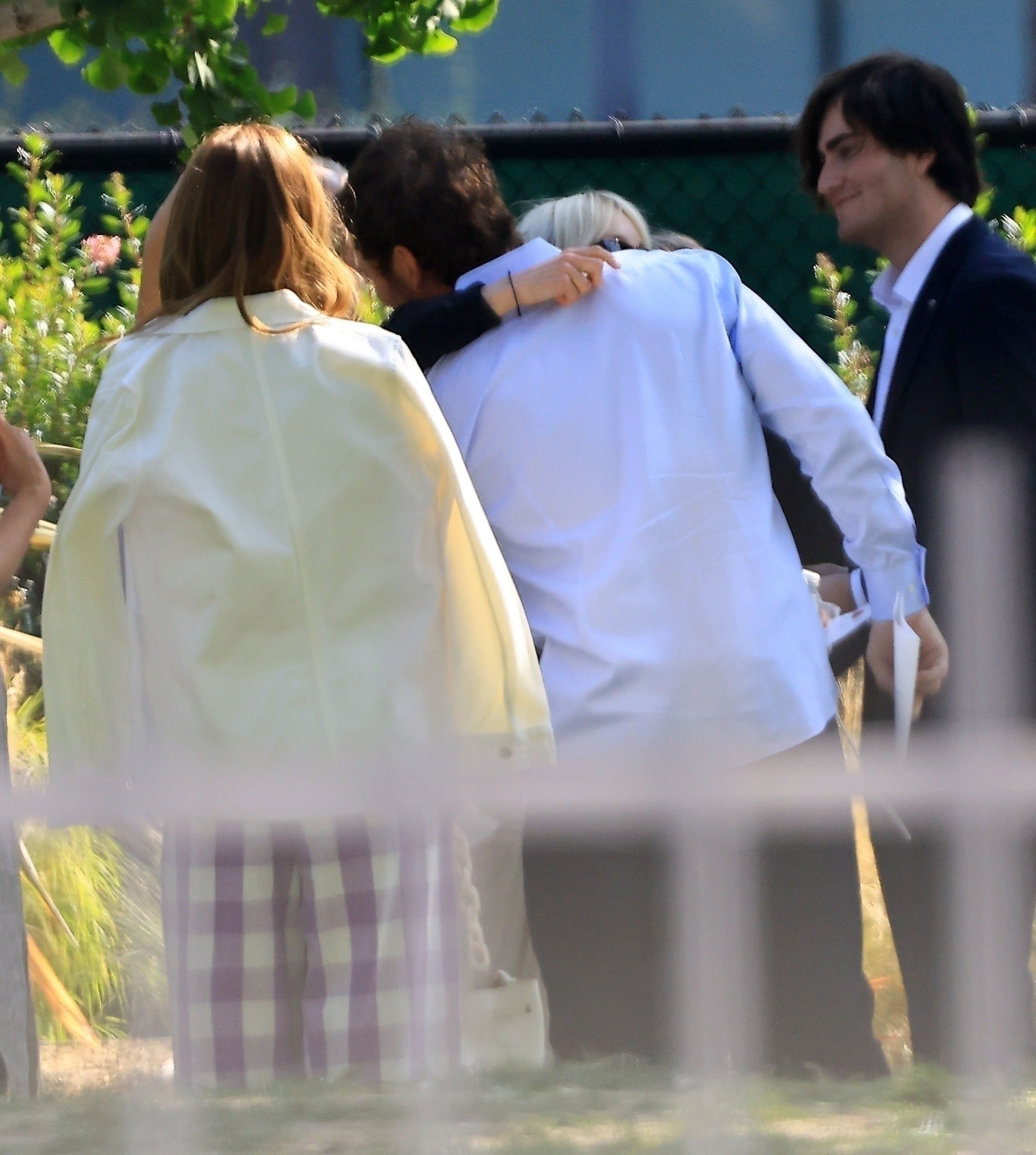 Katharine Schwarzenegger, Anna Faris and Chris Pratt at their son Jack's 6th grade graduation in LA in June 2025