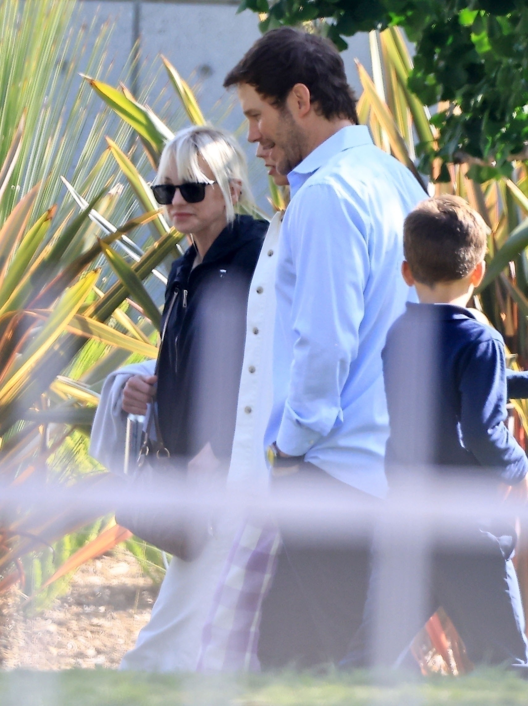 Anna Faris and Chris Pratt at their son Jack's 6th grade graduation in LA in June 2025