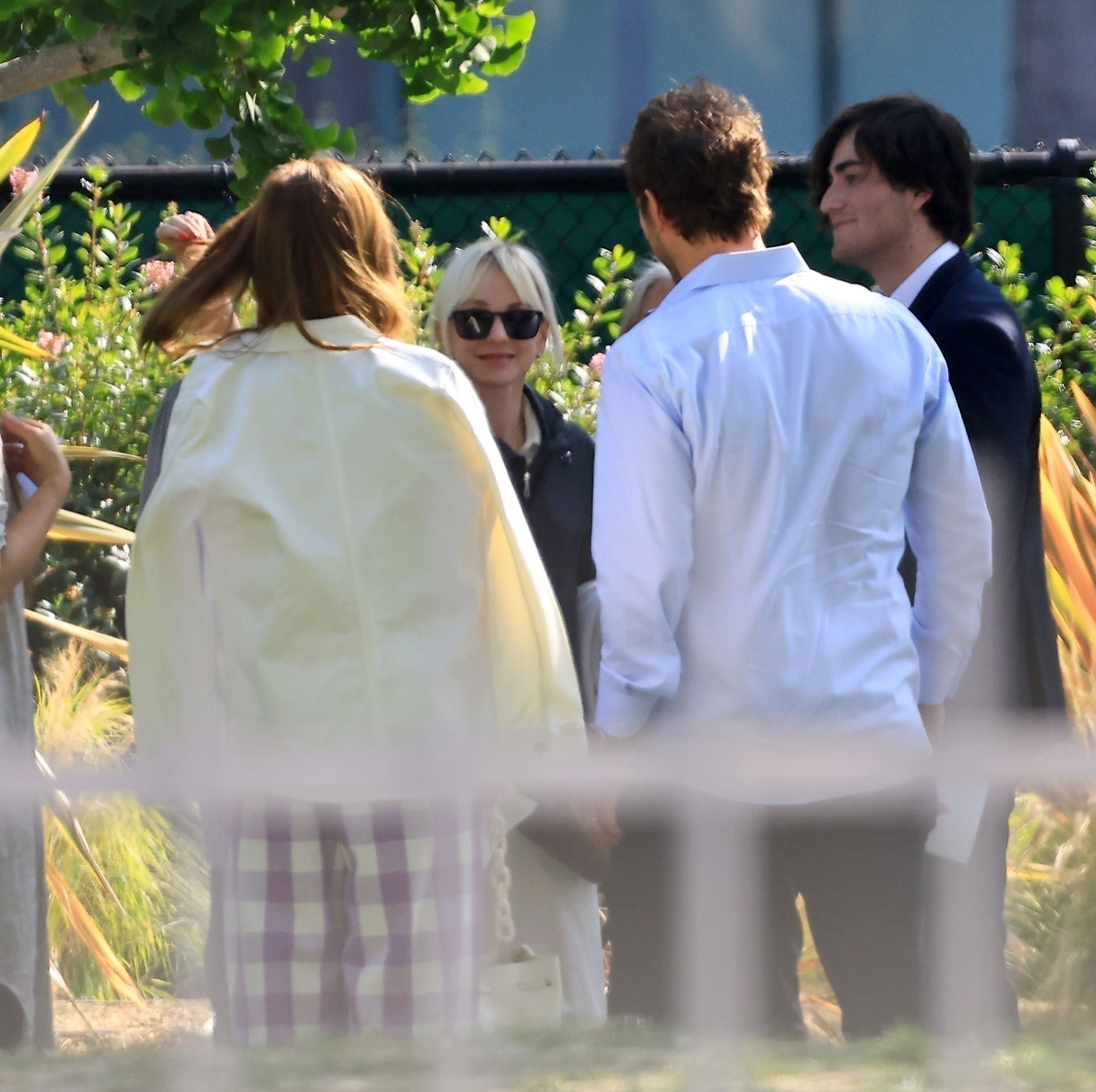 Katharine Schwarzenegger, Anna Faris and Chris Pratt at their son Jack's 6th grade graduation in LA in June 2025