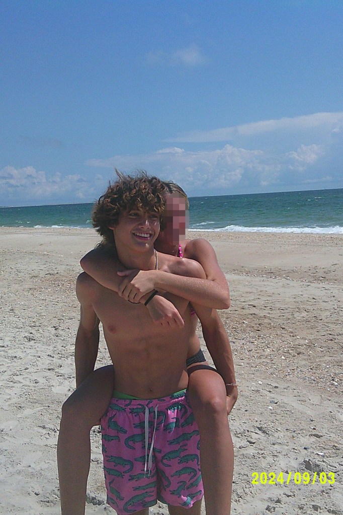 Joshua Blackledge with his girlfriend Emmie Gillikin
