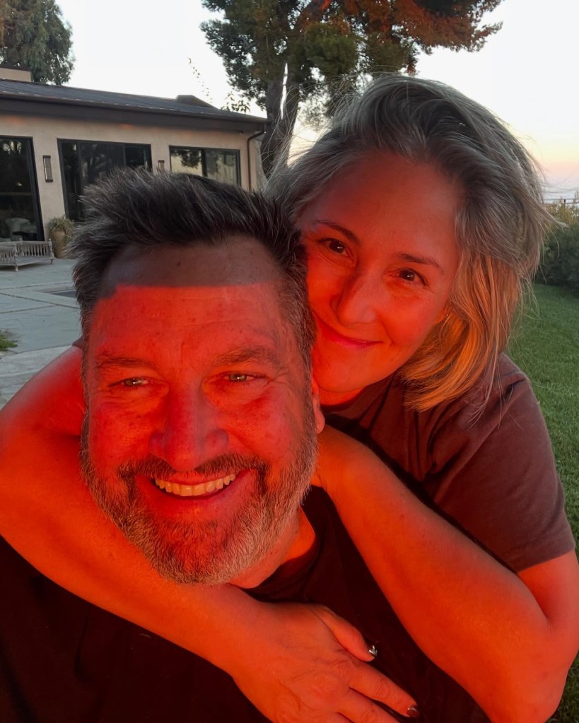 Ricki Lake and Ross Burningham via Instagram in January 2024