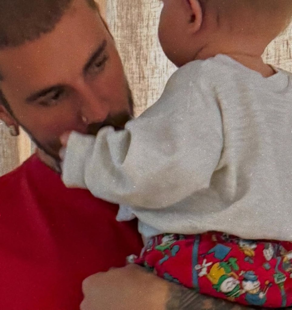 Justin Bieber and son via Instagram in June 2025