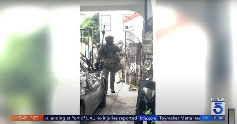 The agents who raided Sabrina Medina’s home were in full tactical gear. ICE did not immediately respond to questions asking why such force was necessary.