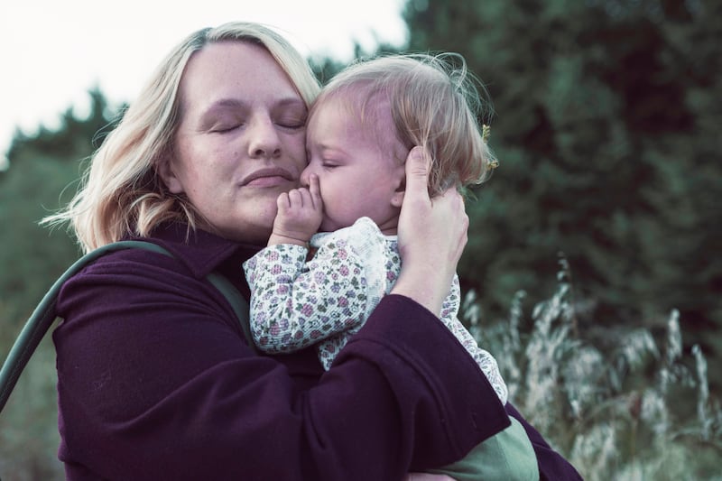 Elisabeth Moss appears in The Handmaids Tale