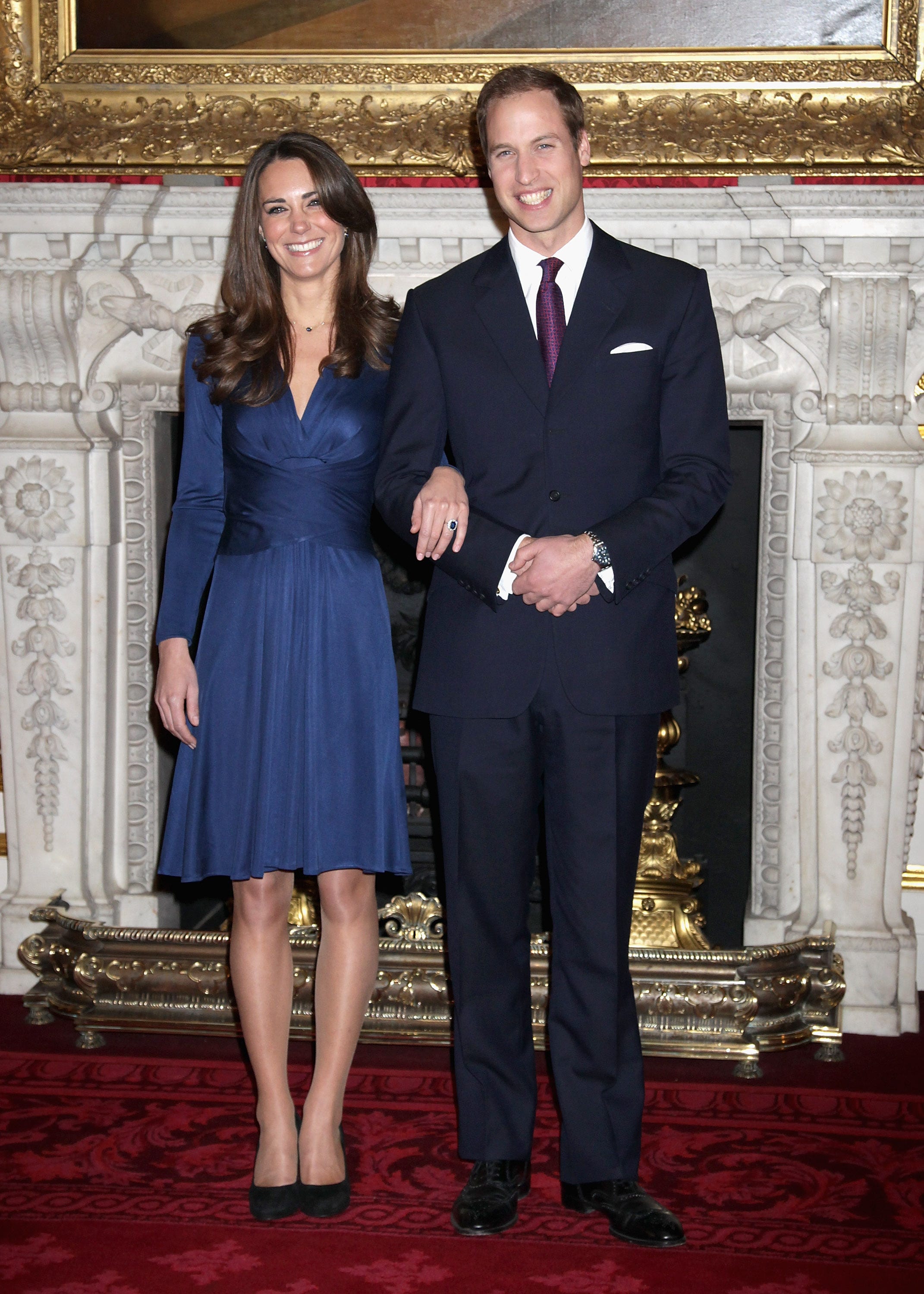 Kate Middleton and Prince William announced their engagement in 2010.