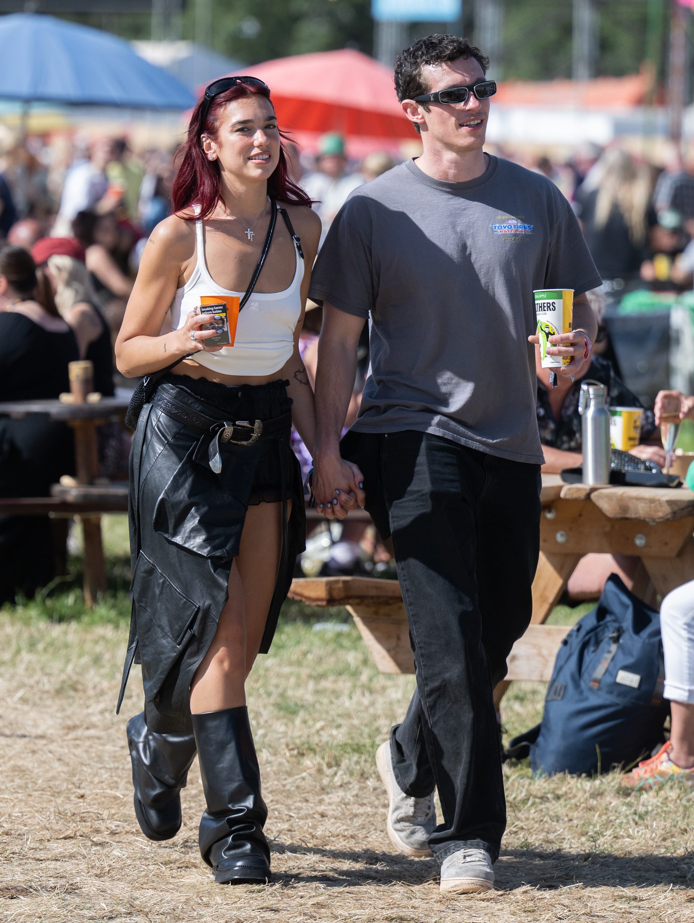 dua lipa callum turner glastonbury