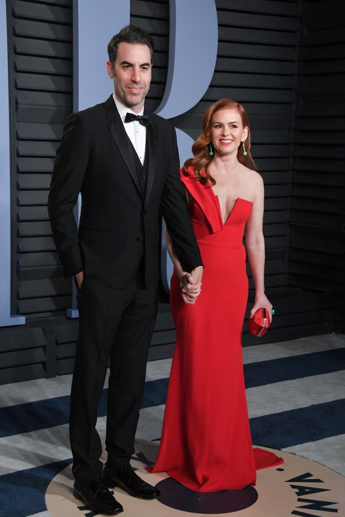 Sacha Baron Cohen and Isla Fisher