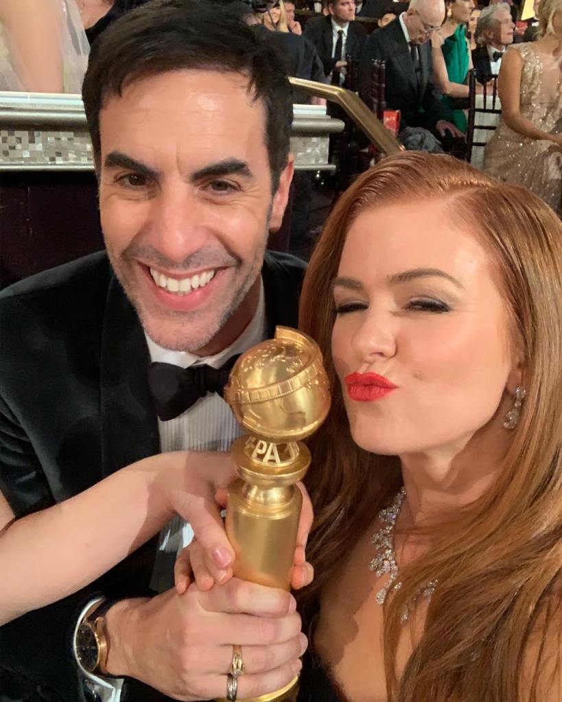 Sacha Baron Cohen and Isla Fisher