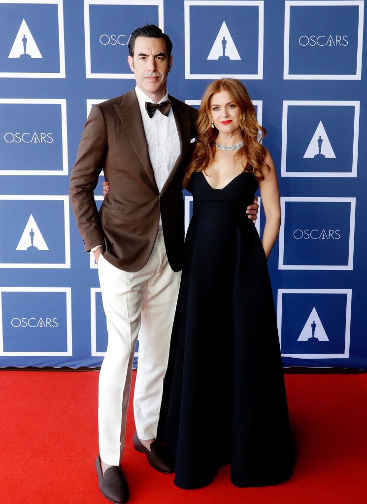 Sacha Baron Cohen and Isla Fisher