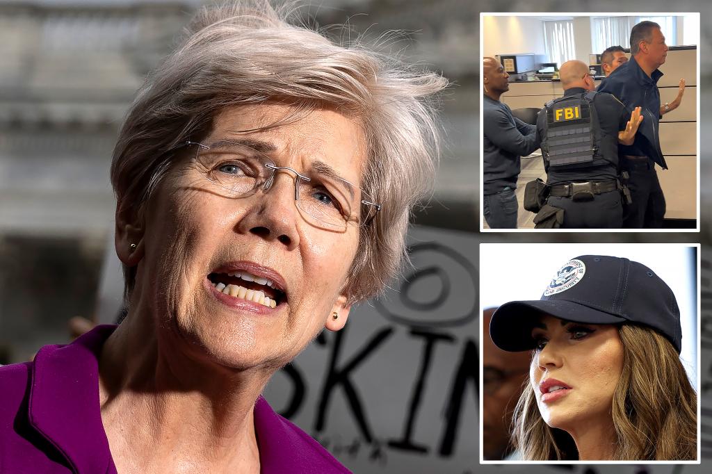 DHS says Elizabeth Warren ‘trying to revise history’ with criticism of Padilla’s treatment at Noem press conference