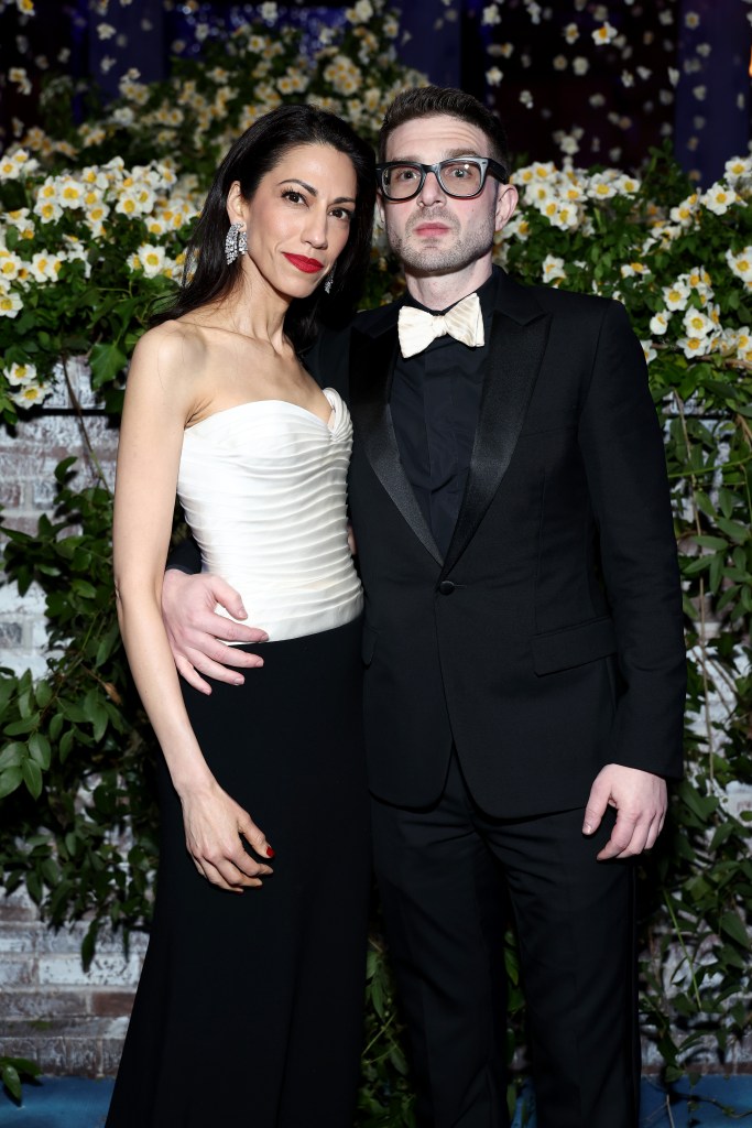 Huma Abedin and Alex Soros at the 2025 Met Gala.