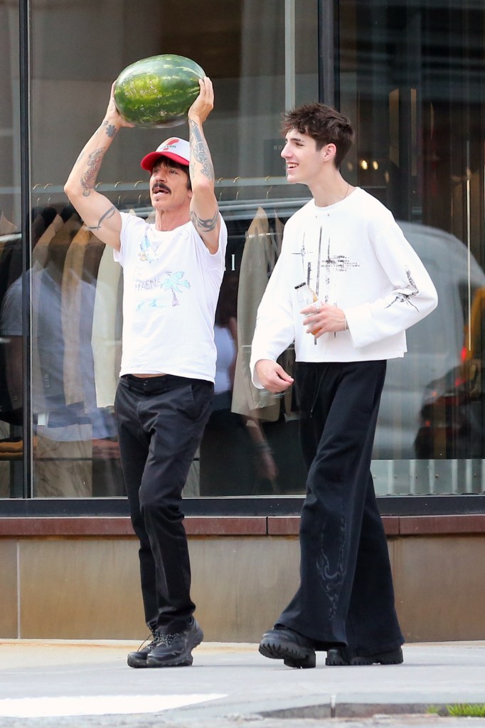 Anthony Kiedis carries his water weight well in Noho.