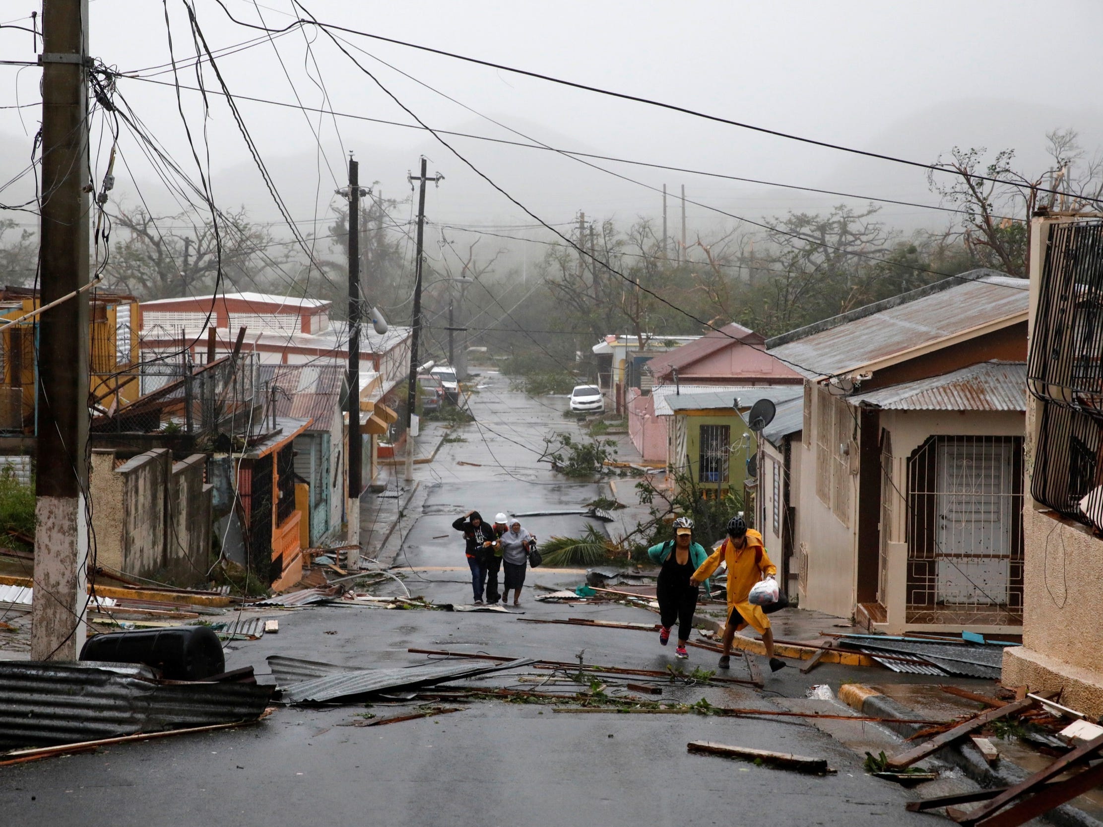 Guayama, Puerto Rico, after Hurricane Maria
