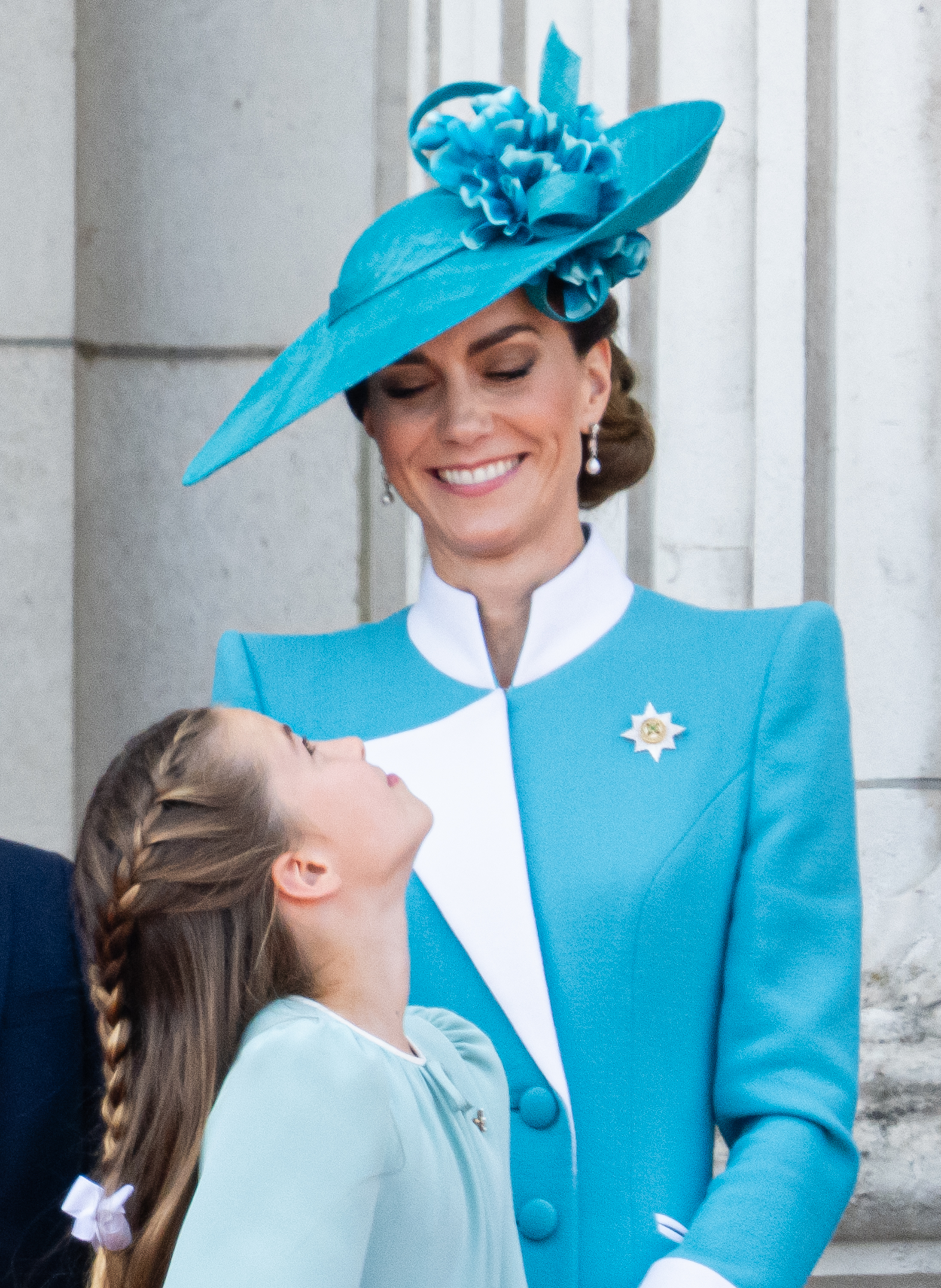 Kate Middleton and Princess Charlotte.
