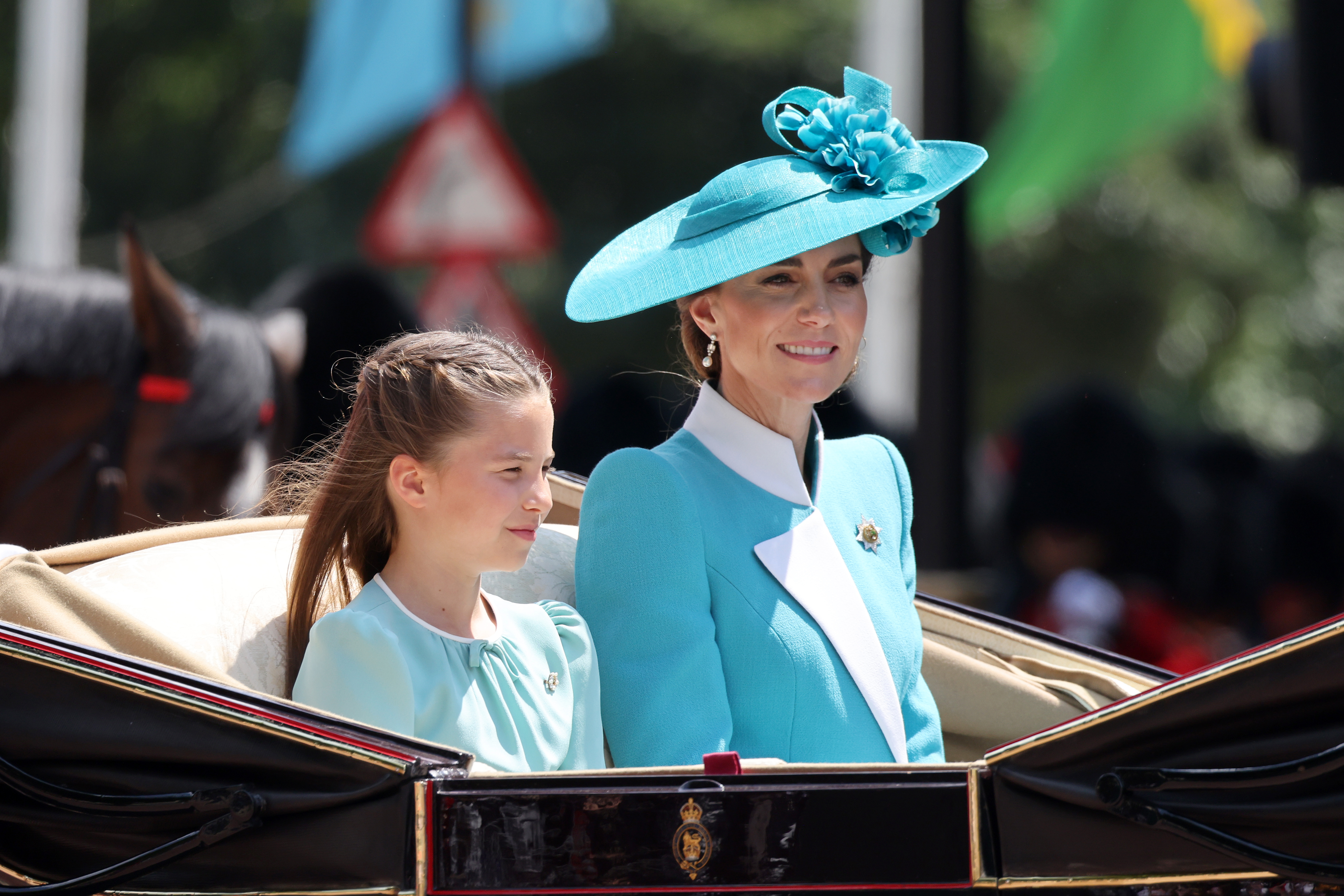 Kate Middleton and Princess Charlotte.