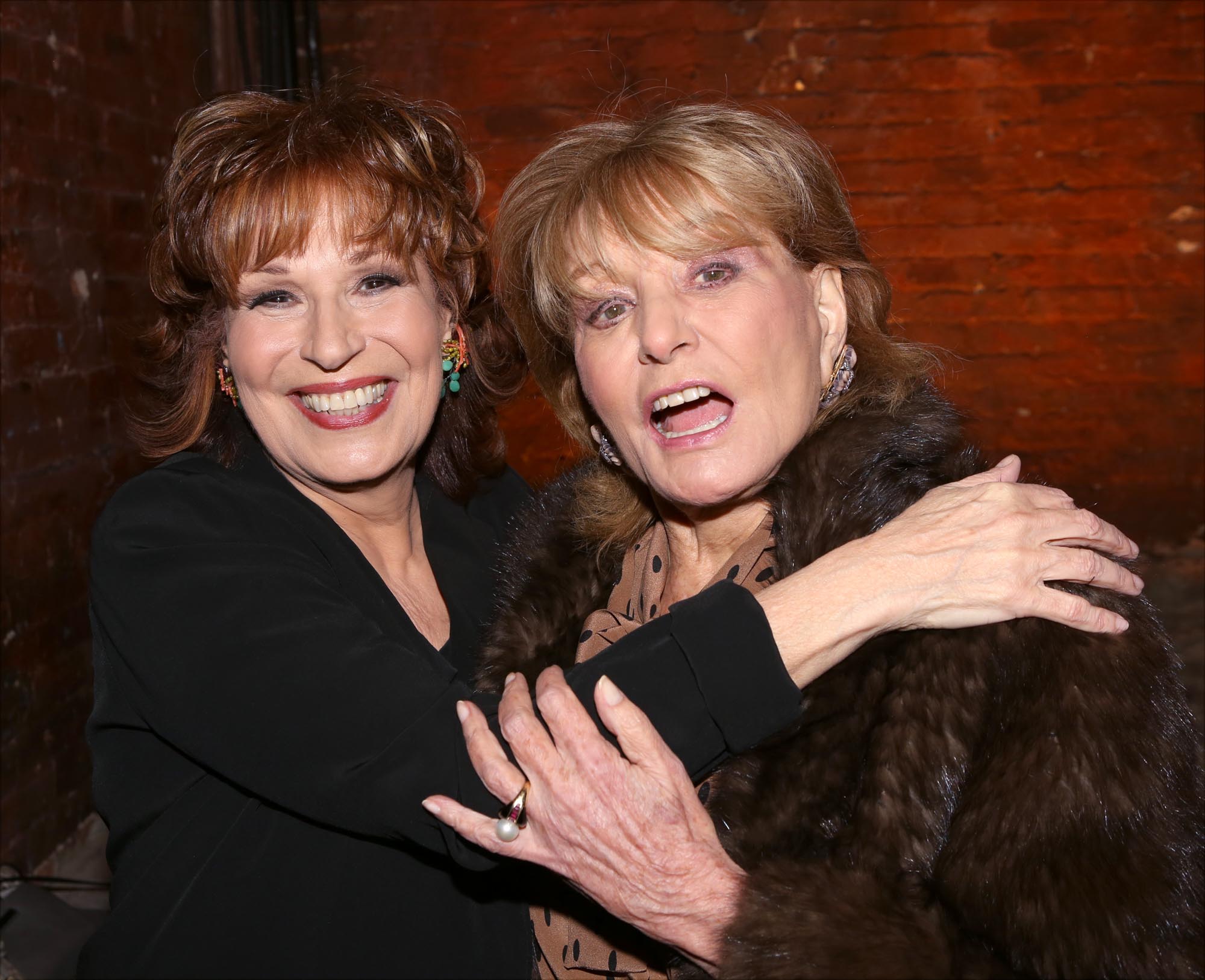 Joy Behar and Barbara Walters.