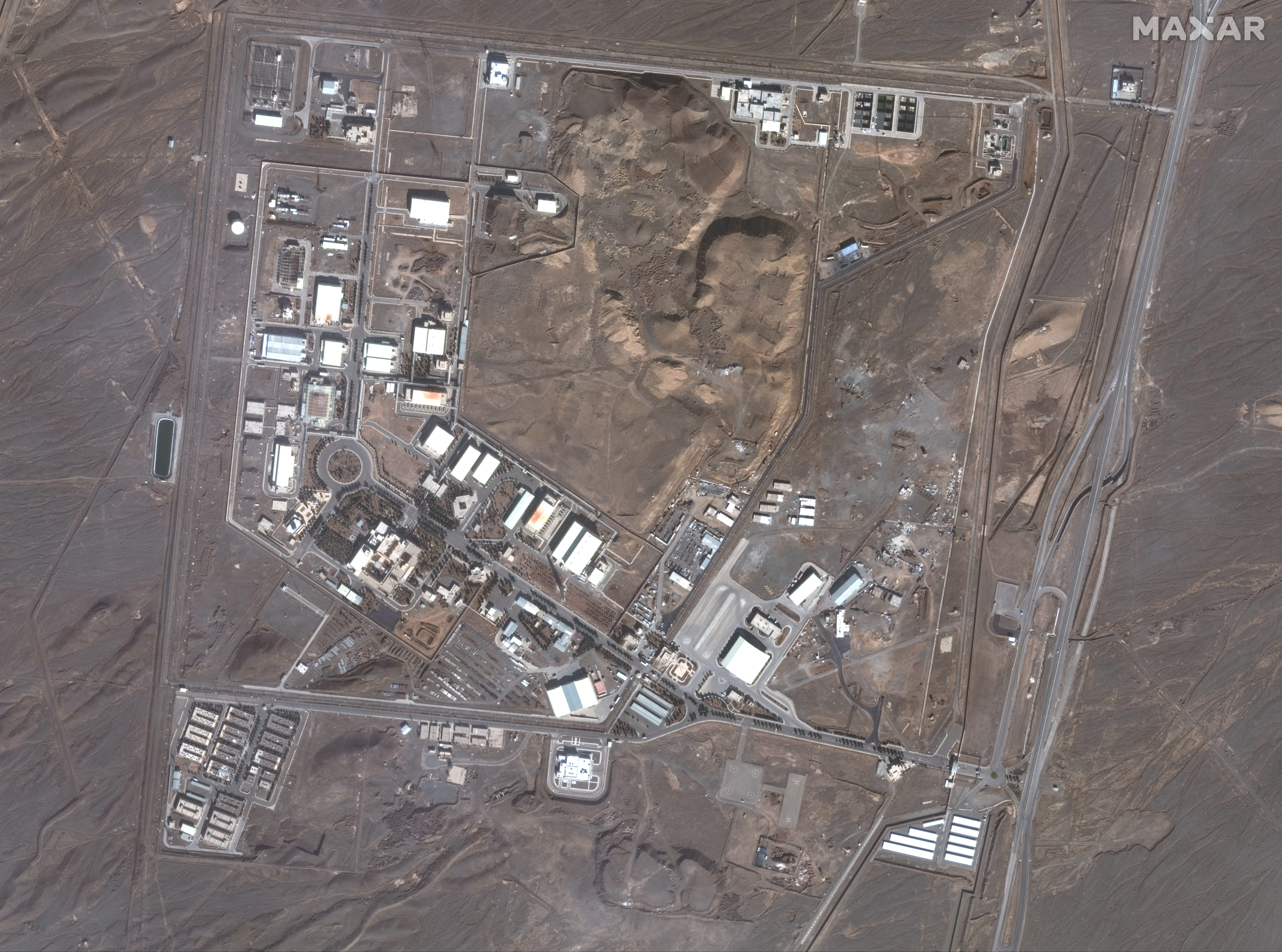 A January 24, 2025 image of Natanz.