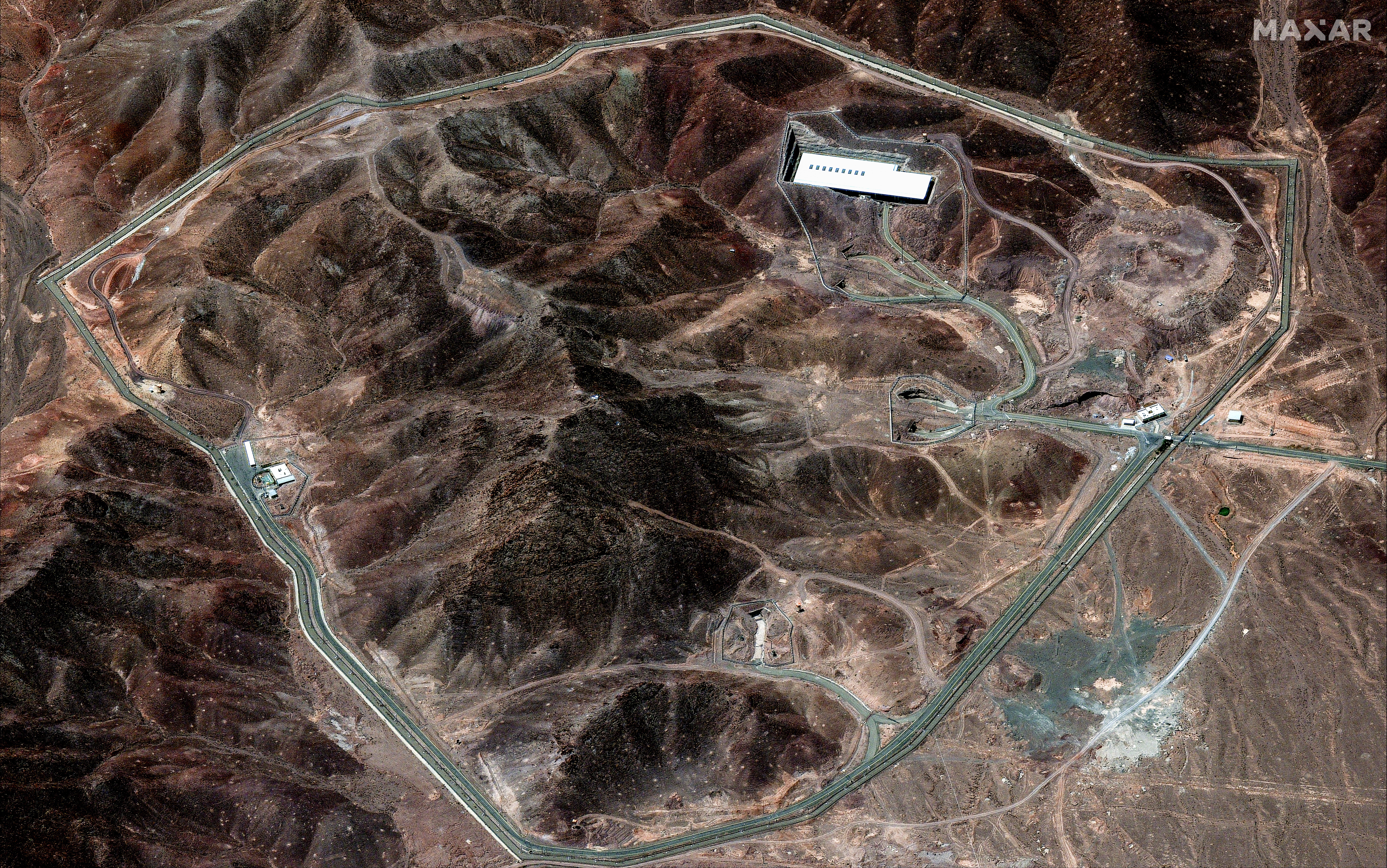 The Fordow nuclear facility on June 14, 2025.