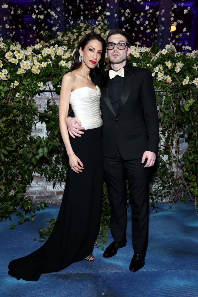 Huma Abedin and Alex Soros  at the 2025 Met Gala. 