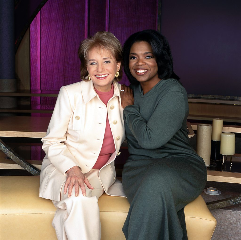 Barbara Walters and Oprah Winfrey