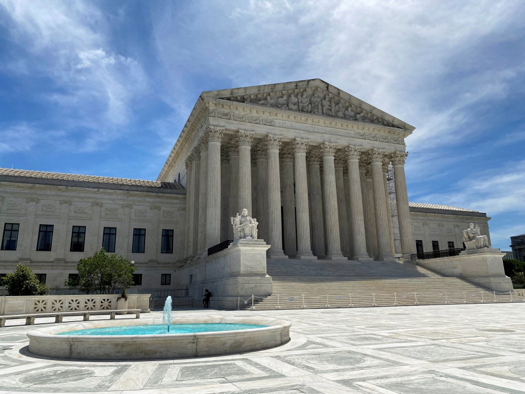 The U.S. Supreme Court building in Washington.