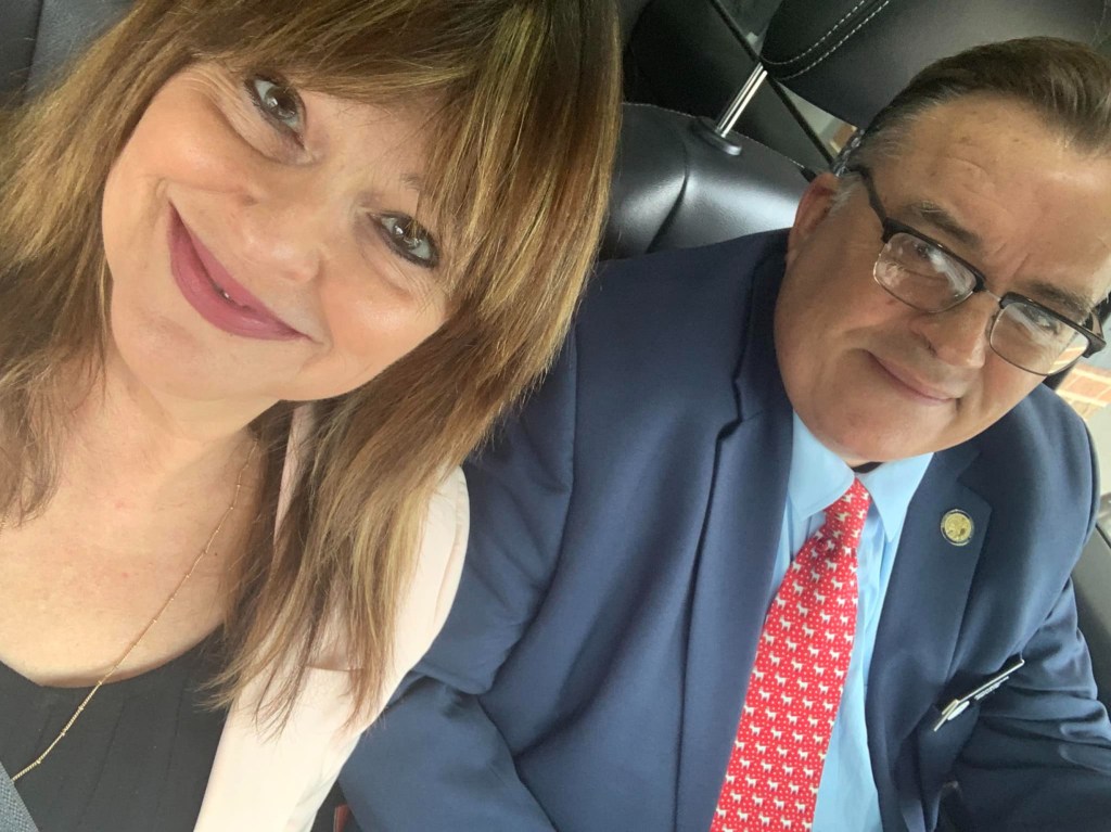 Minnesota Senator John Hoffman and his wife Yvette.
