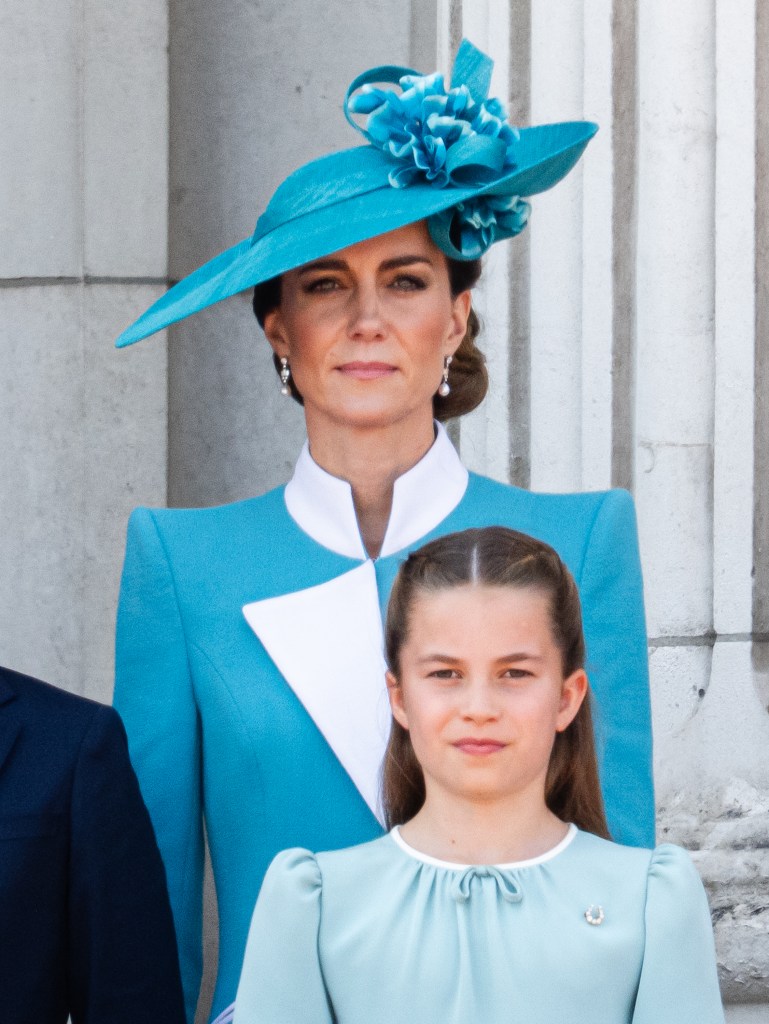 A photo of Princess Charlotte and Kate Middleon