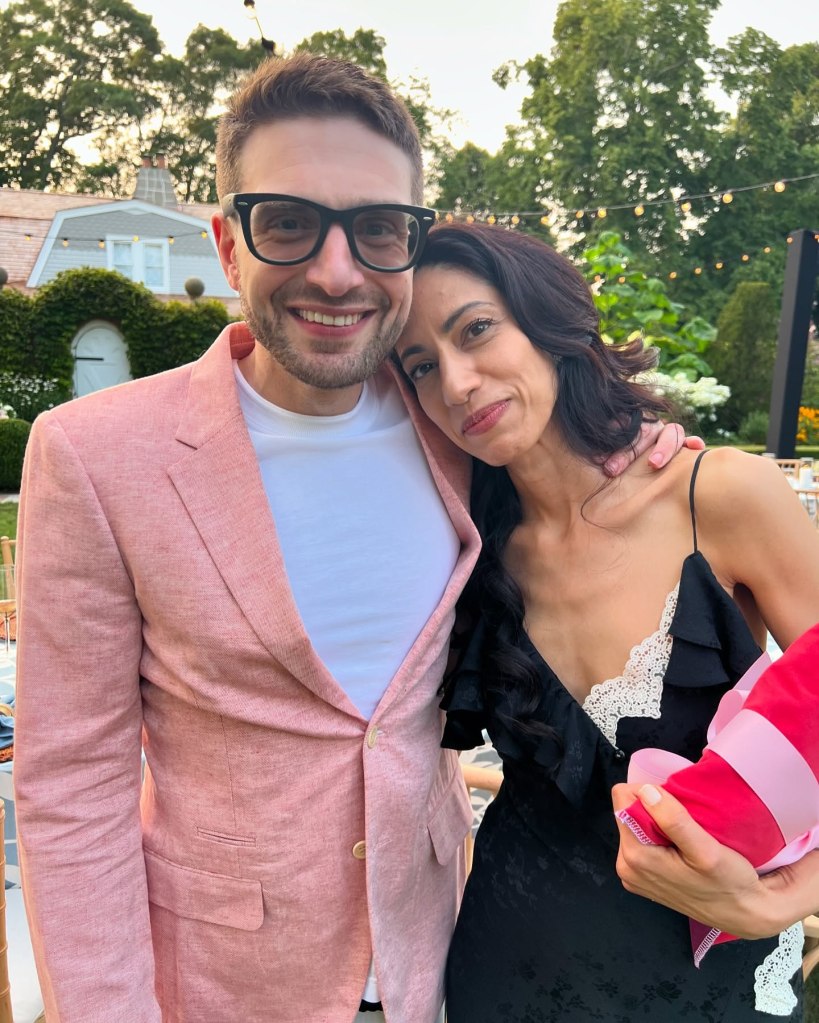 A photo of Alex Soros and Huma Abedin