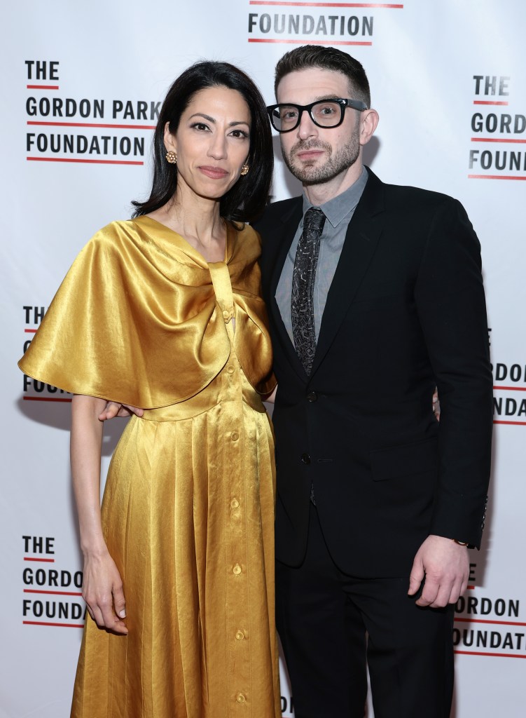 A photo of Alex Soros and Huma Abedin