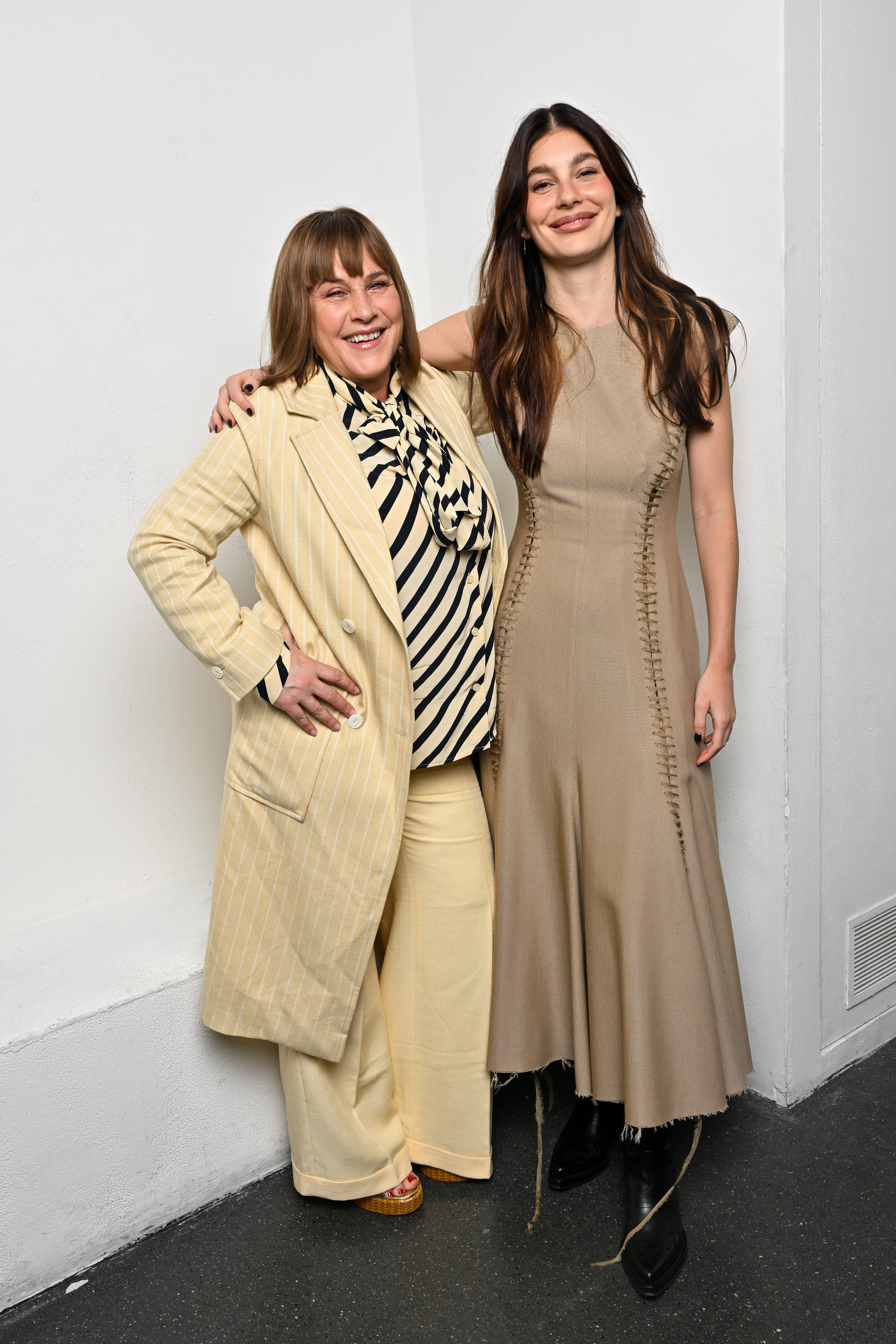 Patricia Arquette and Camila Morrone.