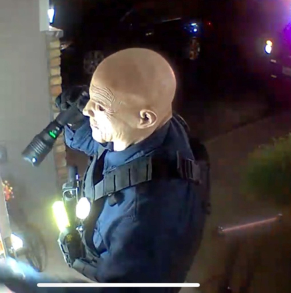 Vance Boetler allegedly wore a mask and a police uniform and vest during the shootings.