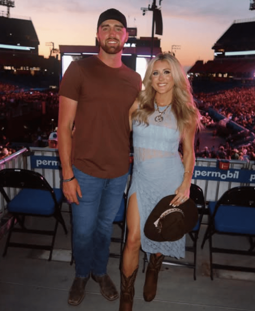 Couple at a concert.