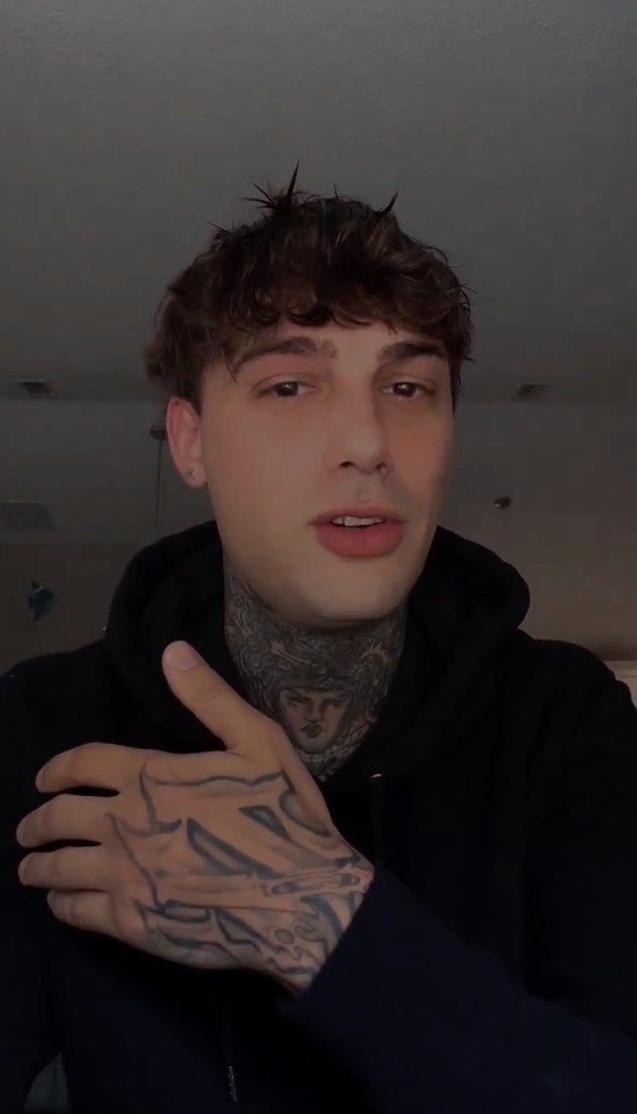 screenshot of Michael Daddea's since-deleted X video in which he talks about being an inmate alongside Luigi Mangione inside Brooklyn federal prison