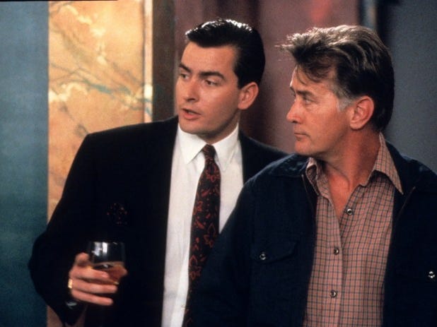 wall street martin sheen charlie sheen