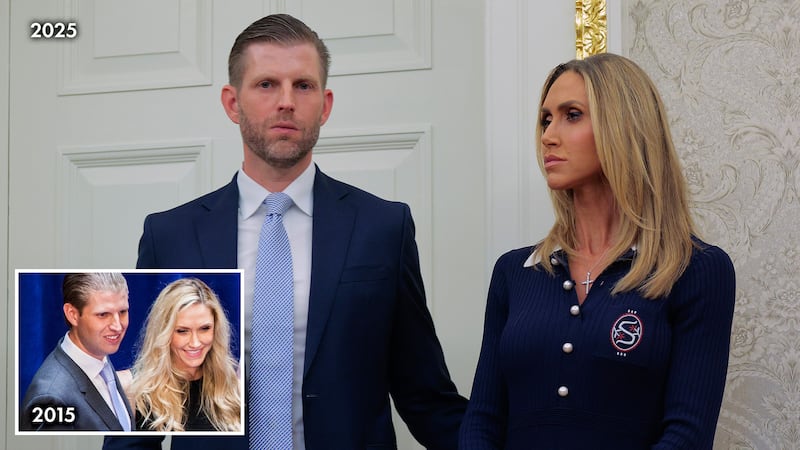 Eric and Lara, 2015 and 2025